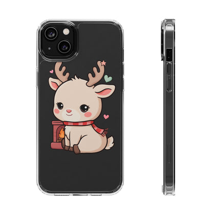 Kawaii Reindeer Phone Case for Cozy Holiday Cheer