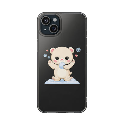 Kawaii Polar Bear Phone Case for Cute Animal Fans