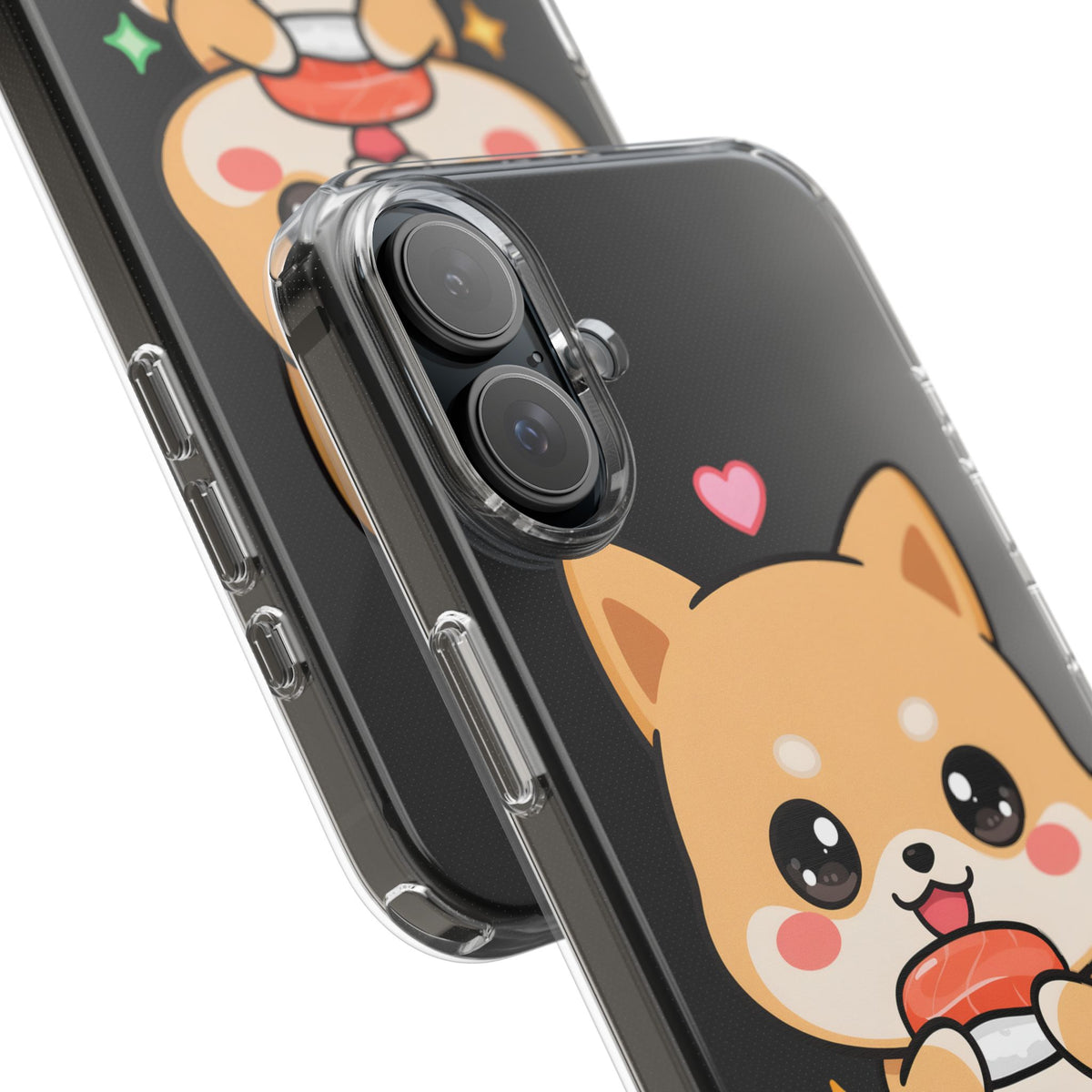 Kawaii Shiba Inu Phone Case for Sushi Lovers