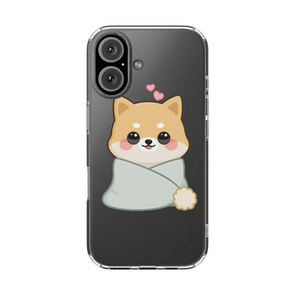 Kawaii Shiba Inu Phone Case, Cozy Valentine Gift