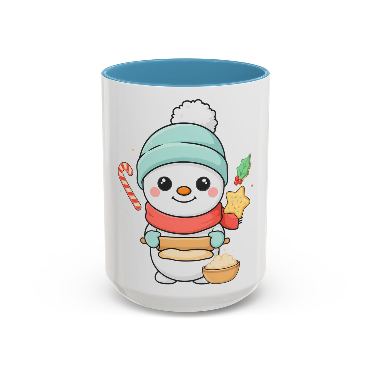 Christmas Snowman Baking Accent Coffee Mug