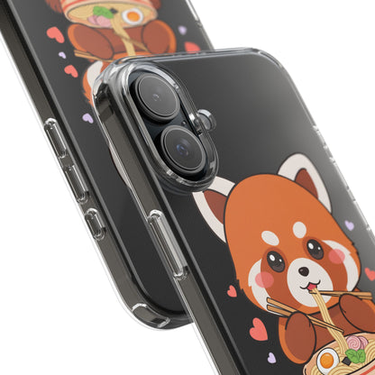 Red Panda Ramen Phone Case – Kawaii Food Lover Gift