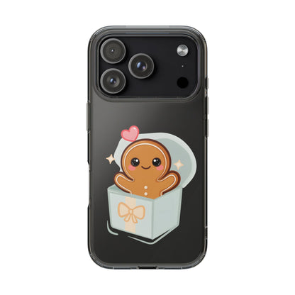 Gingerbread Man Phone Case – Kawaii Holiday Gift