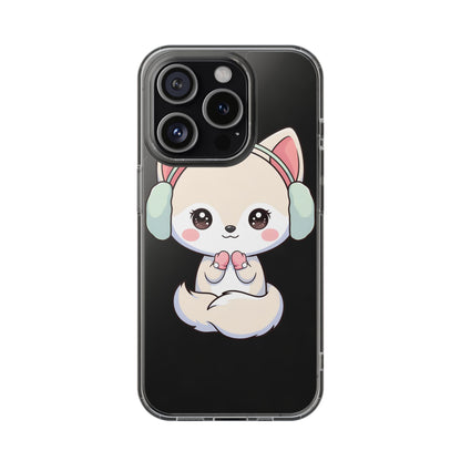 Kawaii Arctic Fox Phone Case – Cozy Winter Cutie