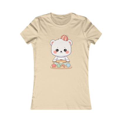 Christmas Polar Bear Tee for Kawaii Holiday Fans