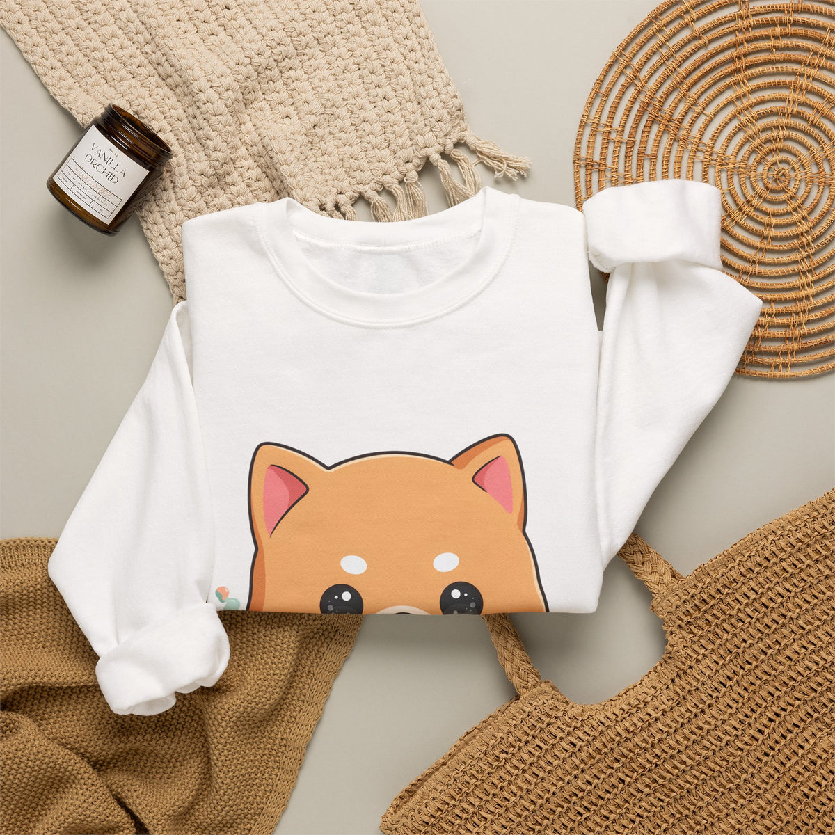 Kawaii Shiba Inu Sweatshirt for Cute Dog Lovers