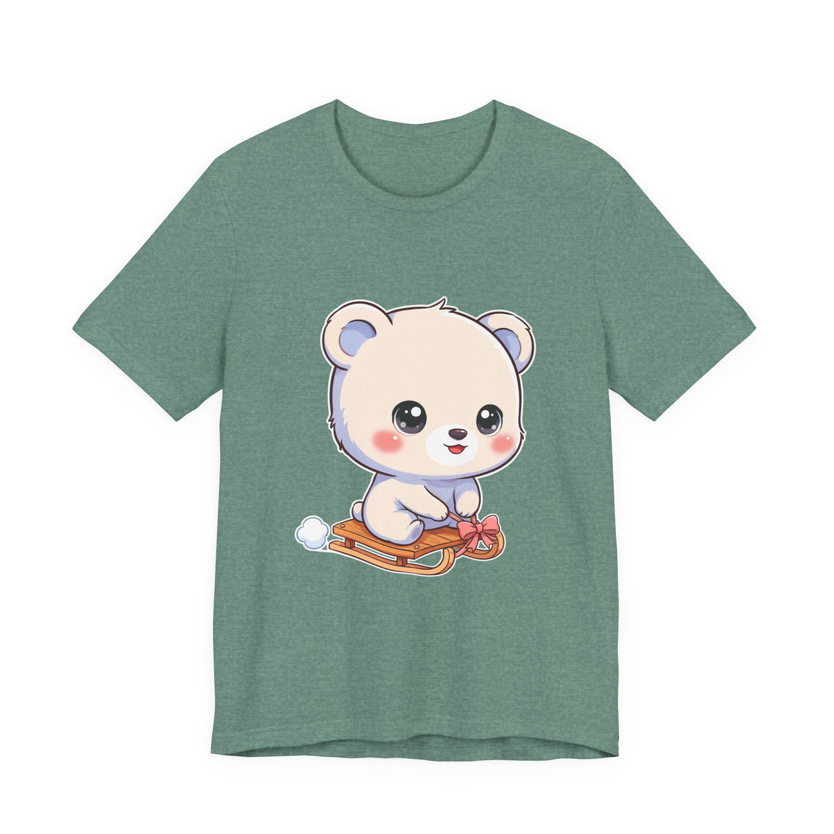 Kawaii Polar Bear T-Shirt for Cozy Winter Days