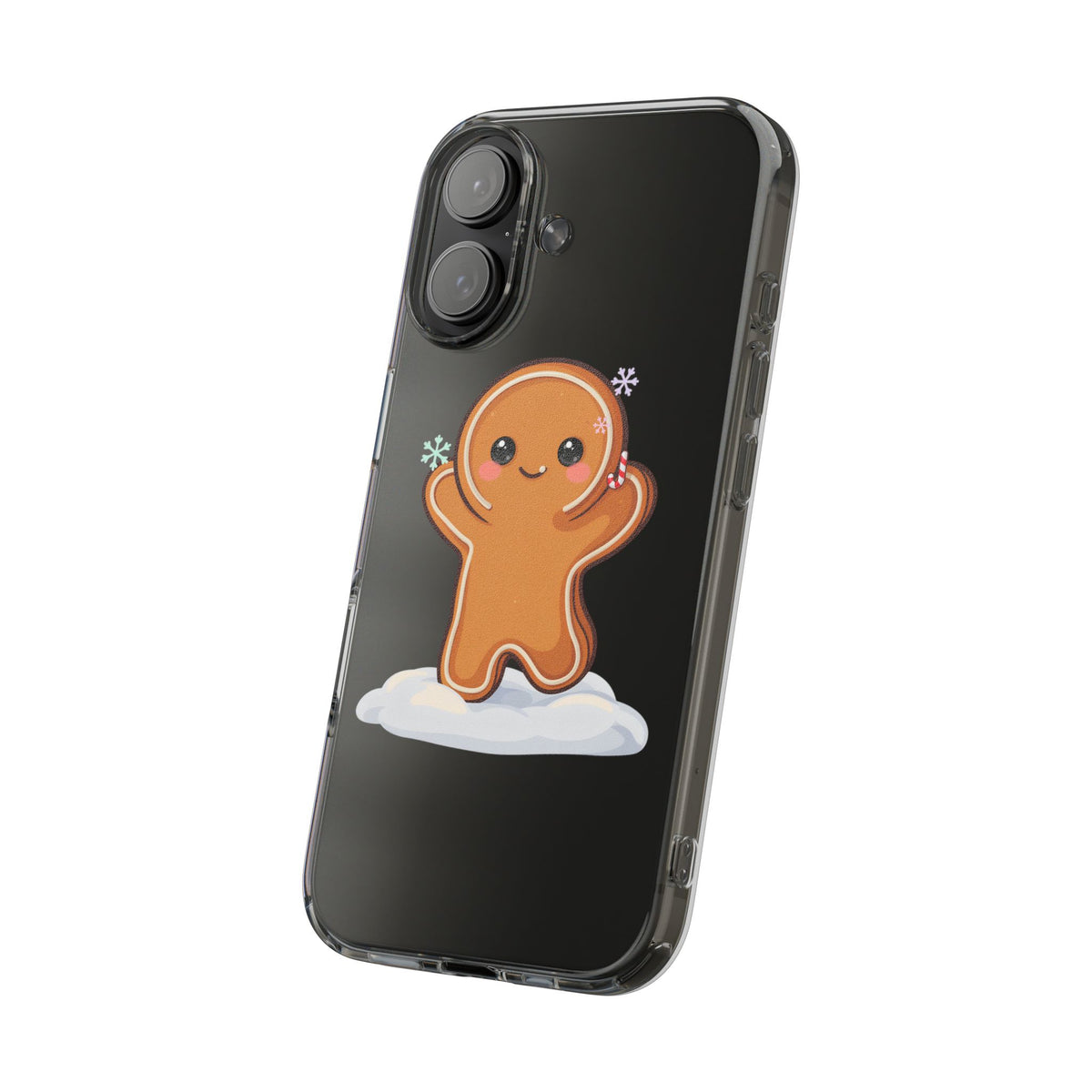 Kawaii Gingerbread Phone Case for Cozy Holiday Fans