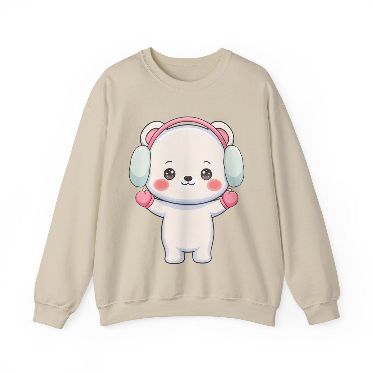Kawaii Polar Bear Sweatshirt for Cozy Winter Days