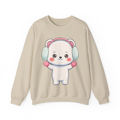 Kawaii Polar Bear Sweatshirt for Cozy Winter Days