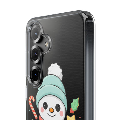 Christmas Snowman Phone Case, Cute Cookie Baker
