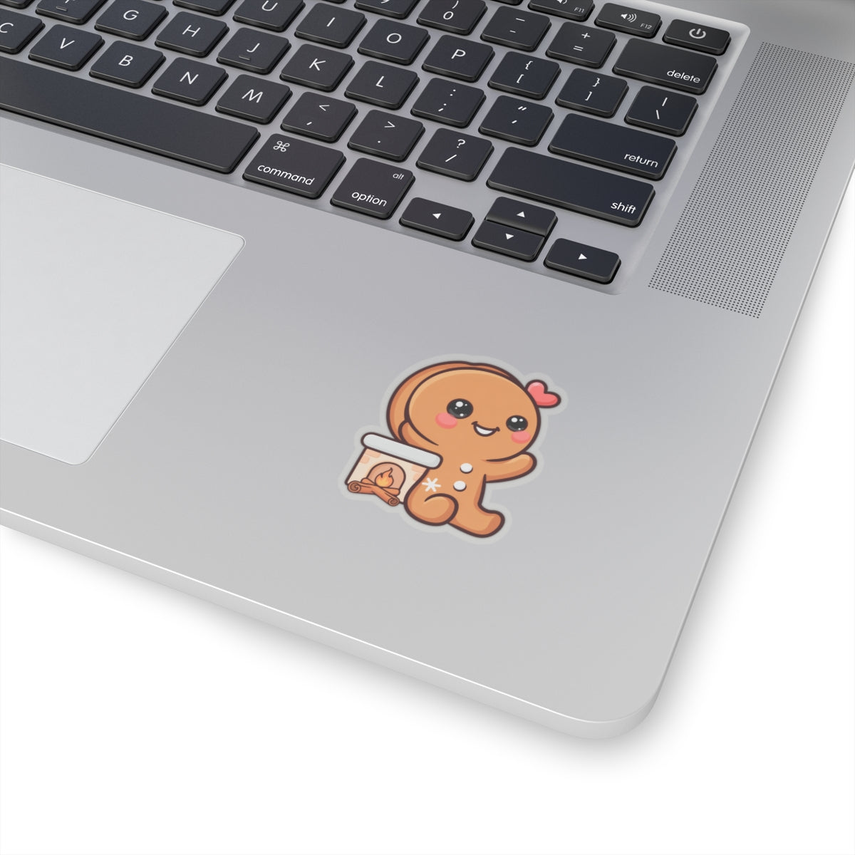 Kawaii Gingerbread Sticker for Cozy Holiday Cheer