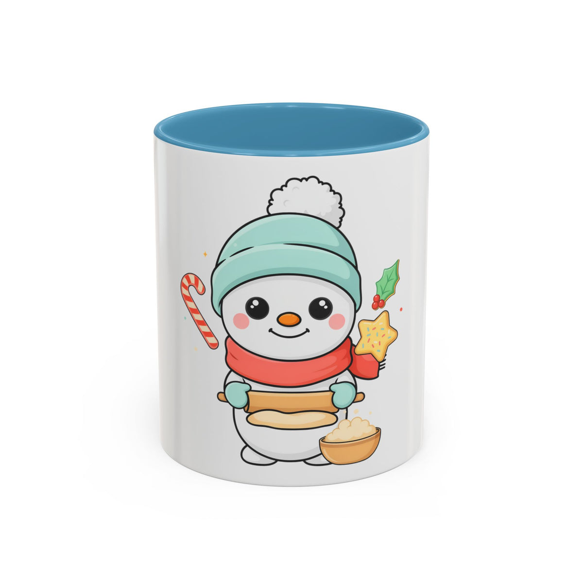 Christmas Snowman Baking Accent Coffee Mug