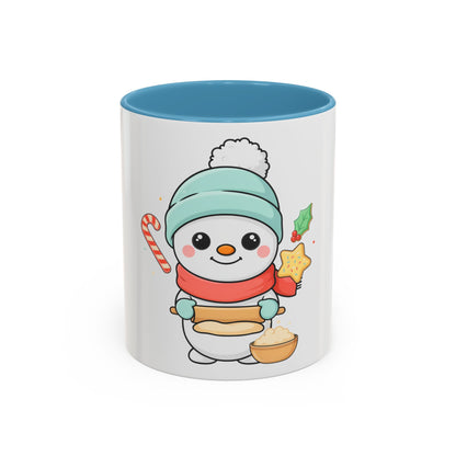 Christmas Snowman Baking Accent Coffee Mug