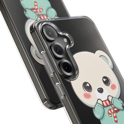Kawaii Christmas Bear Phone Case for Holiday Season