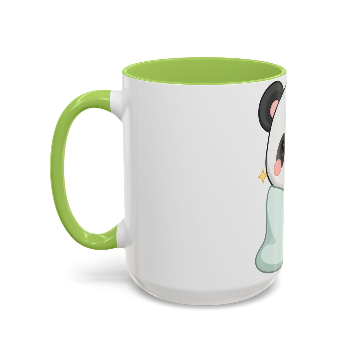 Kawaii Panda Accent Coffee Mug for Cozy Moments