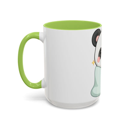 Kawaii Panda Accent Coffee Mug for Cozy Moments