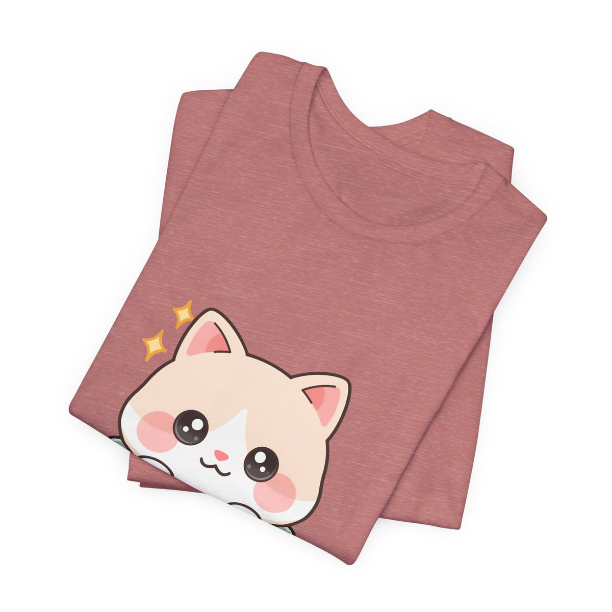 Kawaii Cat T-Shirt for Cute Cat and Chibi Art Fans