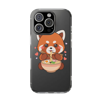 Red Panda Ramen Phone Case – Kawaii Food Lover Gift