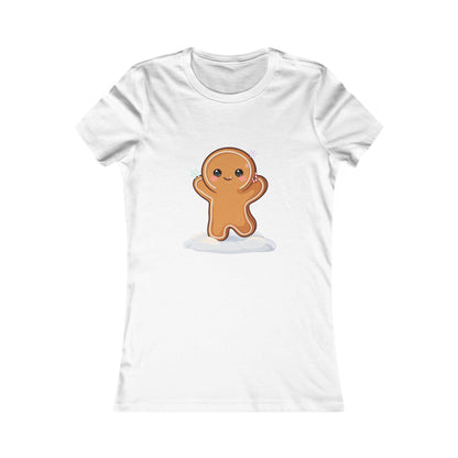 Kawaii Gingerbread T-Shirt for Cozy Winter Errands