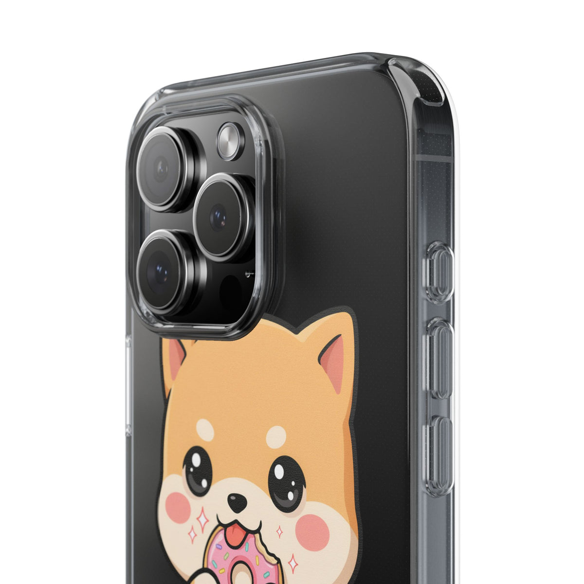 Kawaii Shiba Inu Phone Case with Donut