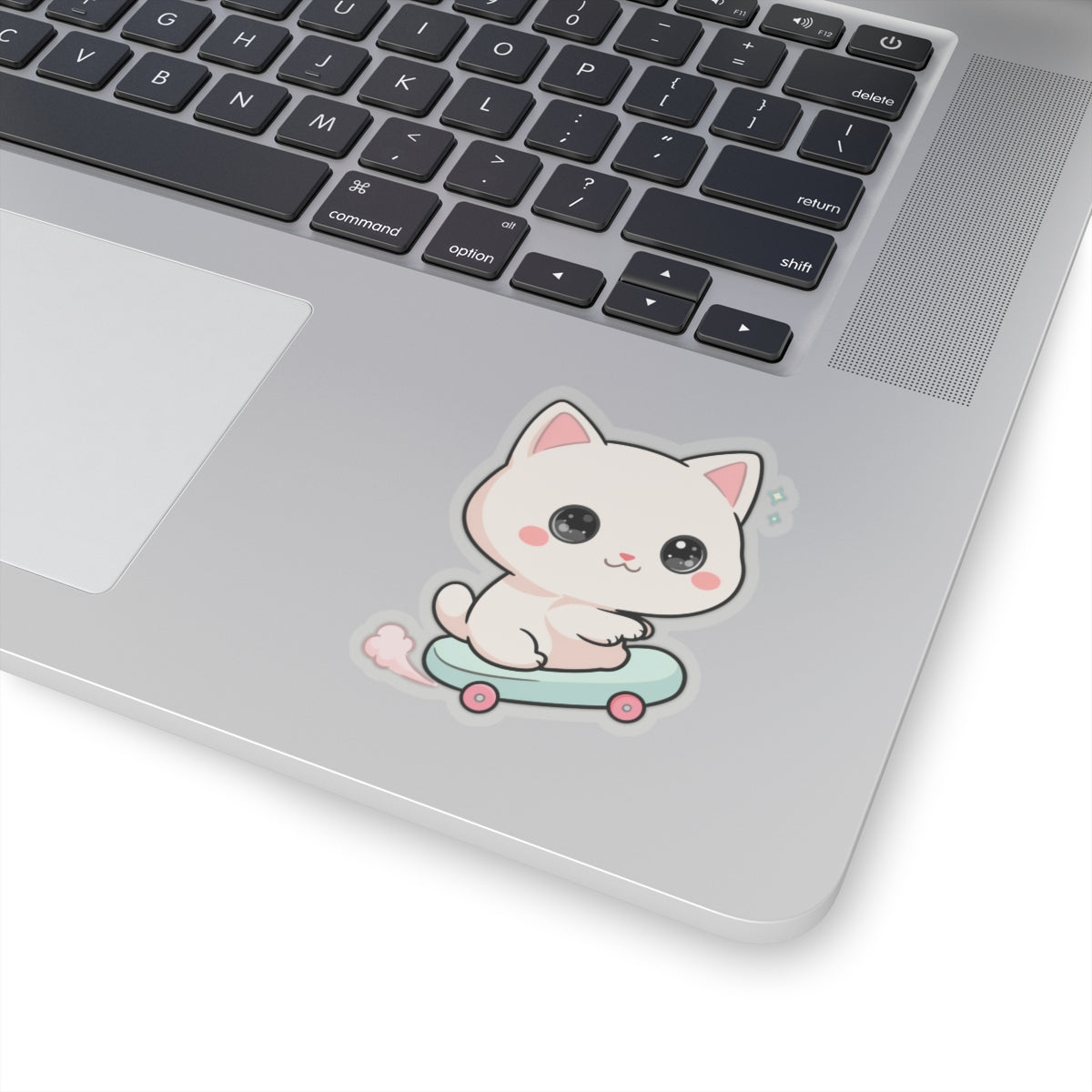 Kawaii Cat Skateboard Sticker for Cat Lovers