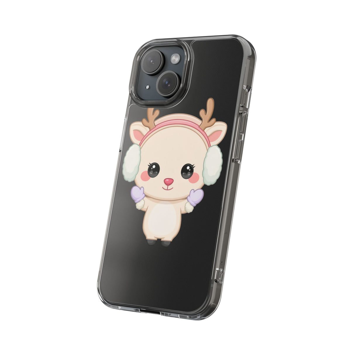 Kawaii Reindeer Phone Case for Cozy Cute Style
