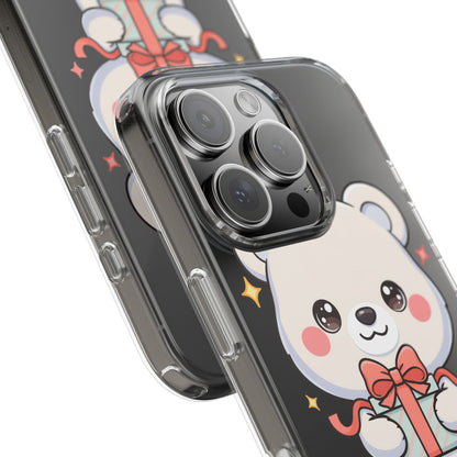 Kawaii Polar Bear Gift Phone Case for Holiday Gifting
