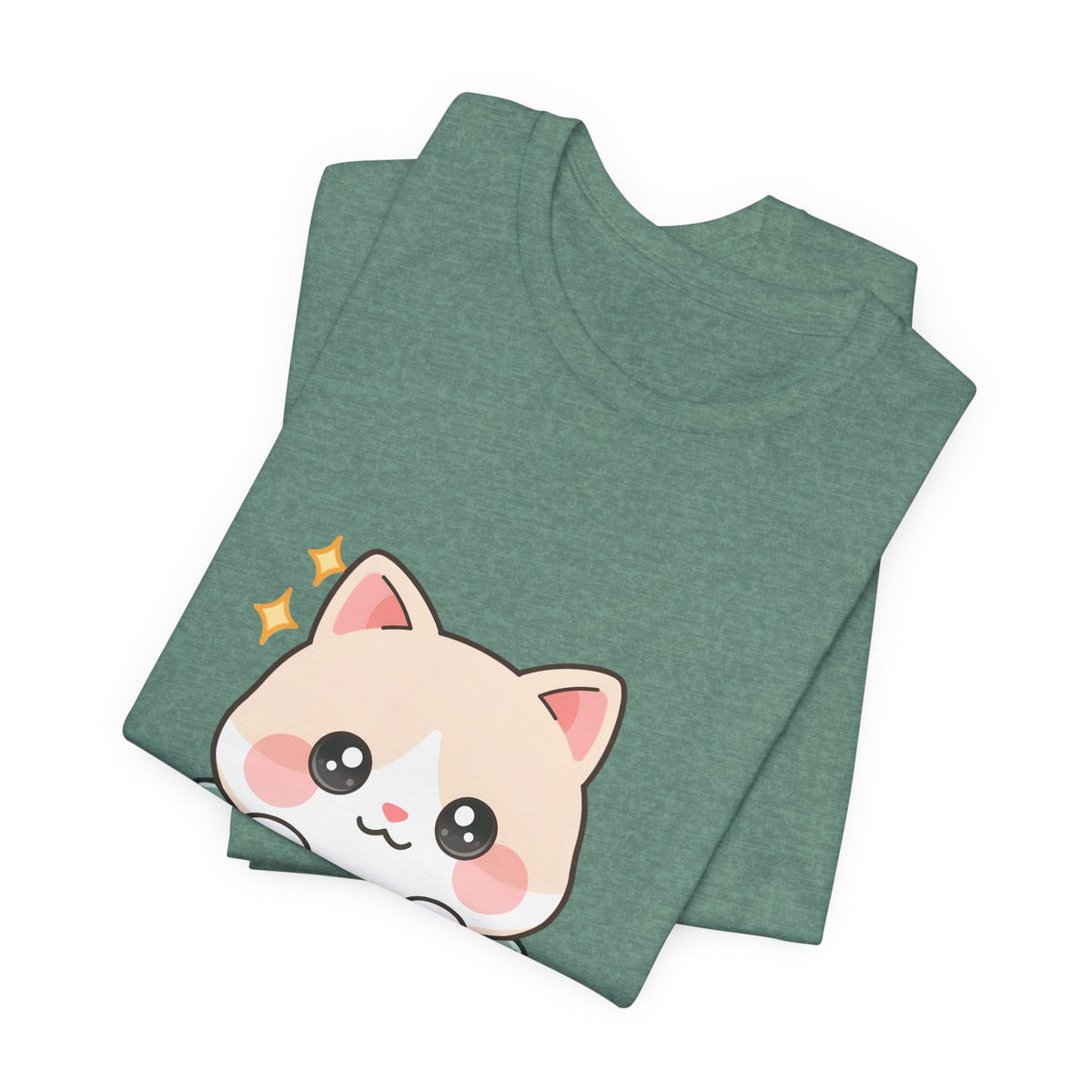 Kawaii Cat T-Shirt for Cute Cat and Chibi Art Fans