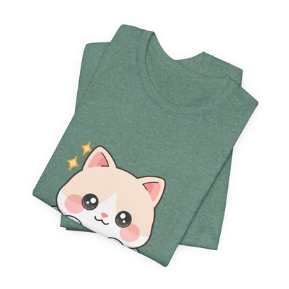 Kawaii Cat T-Shirt for Cute Cat and Chibi Art Fans
