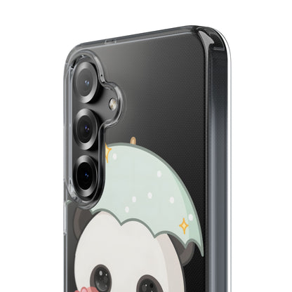 Kawaii Panda Clear Impact-Resistant Phone Case