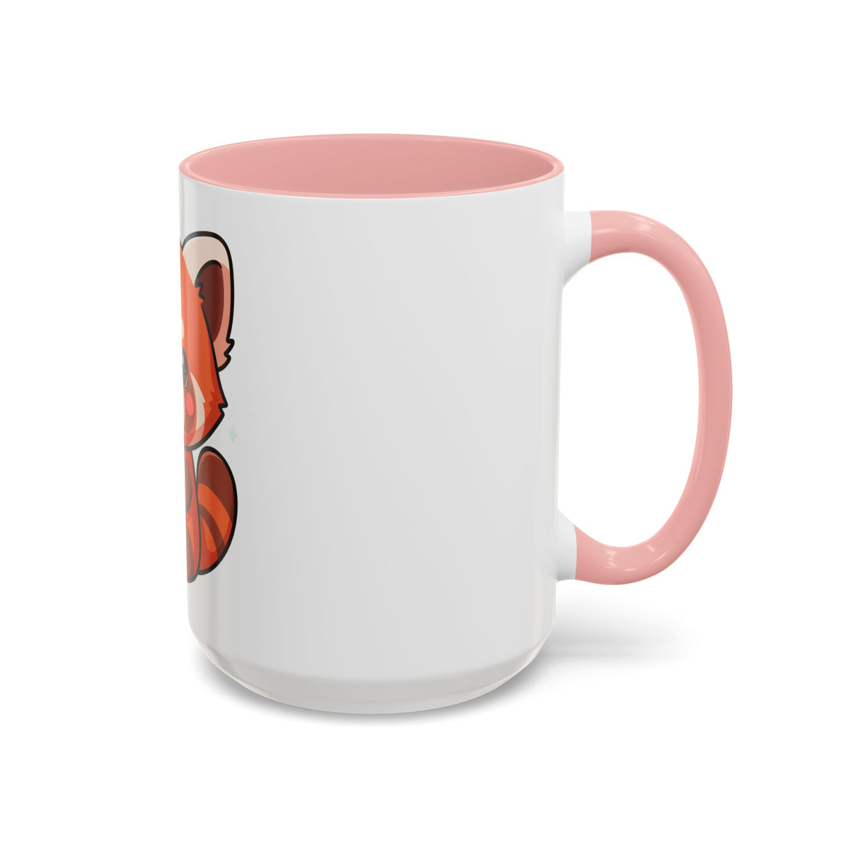 Red Panda Coffee Mug, Cute Latte Lover Accent Mug