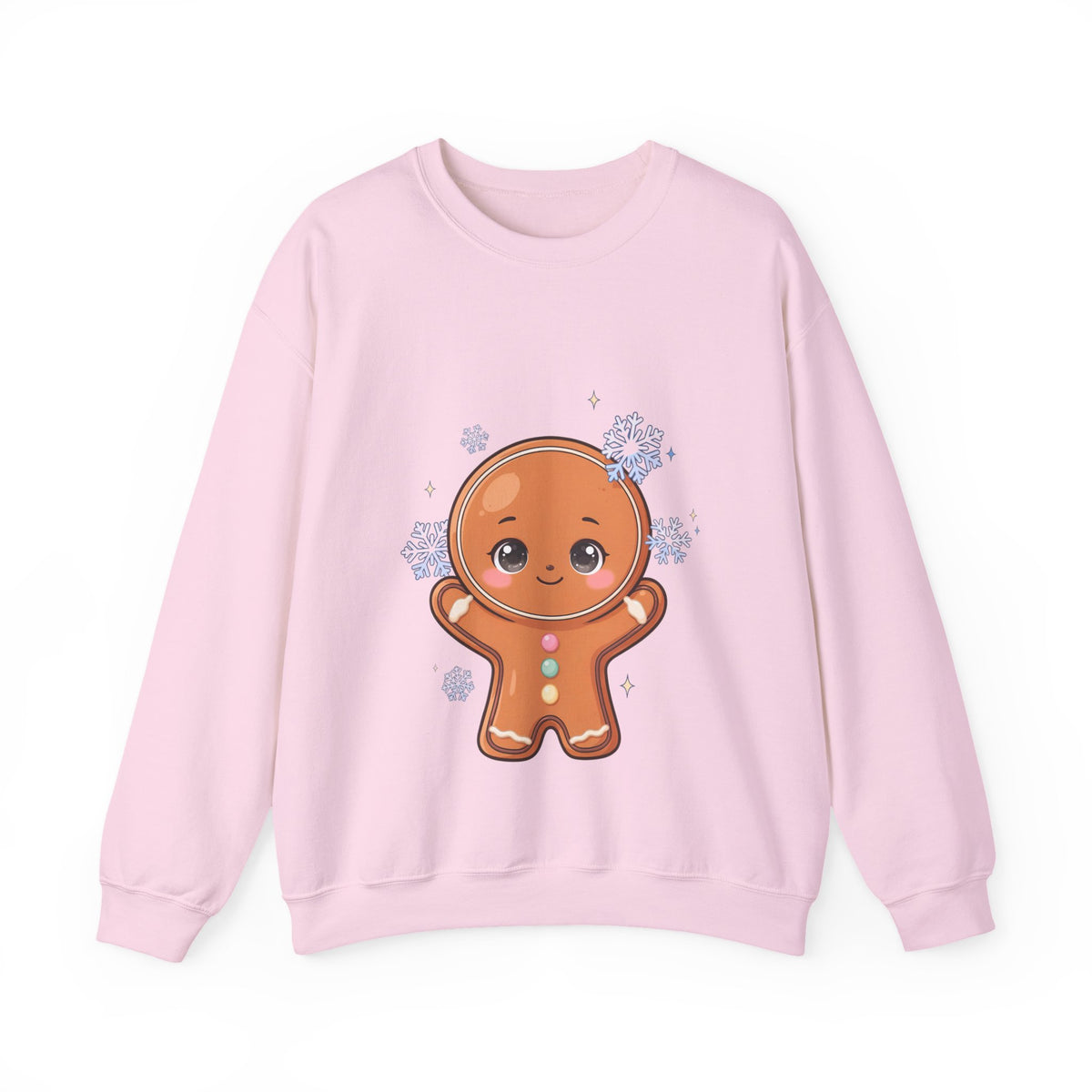 Kawaii Gingerbread Sweatshirt – Cute Winter Crewneck