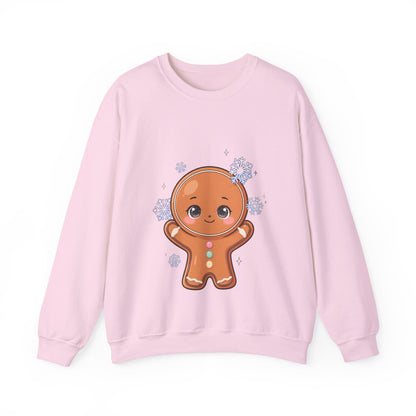 Kawaii Gingerbread Sweatshirt – Cute Winter Crewneck
