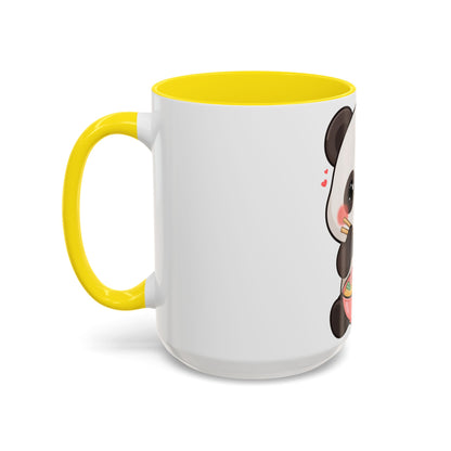 Kawaii Panda Ramen Mug, Cute Accent Coffee Mug