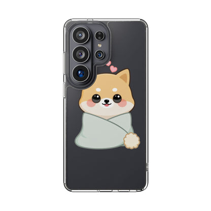 Kawaii Shiba Inu Phone Case, Cozy Valentine Gift