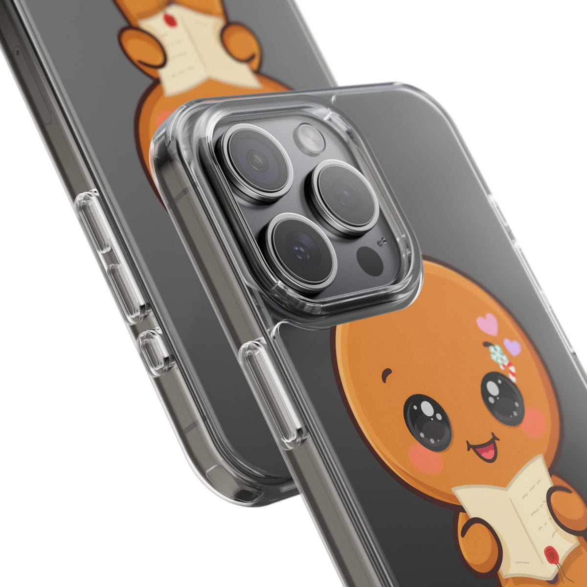 Gingerbread Man Phone Case, Cute Christmas Letter Reader
