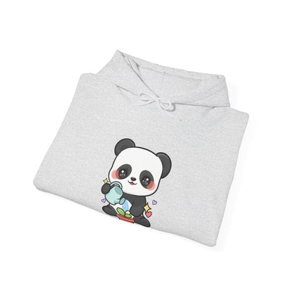 Kawaii Panda Hoodie, Cute Plant Lover Gift