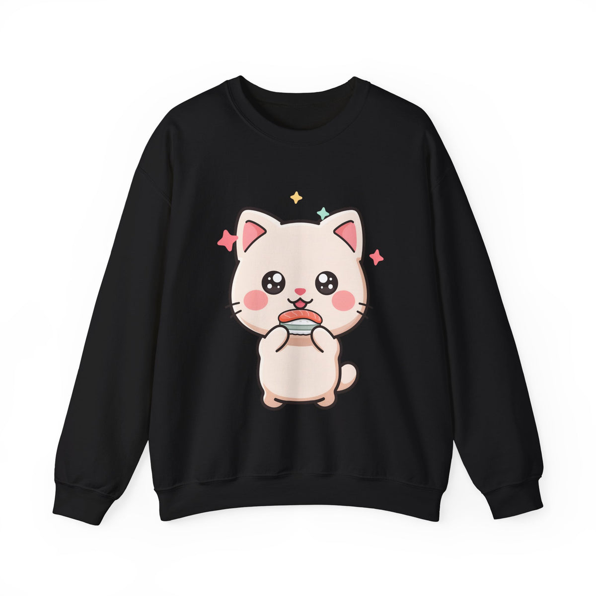 Kawaii Cat Sushi Sweatshirt for Cute Cat Lovers