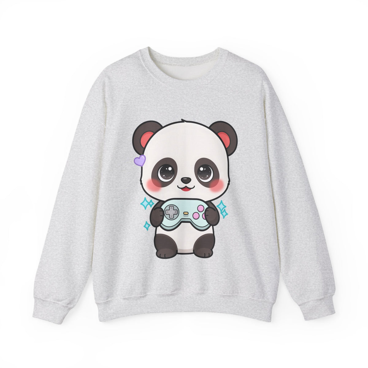 Cute Gamer Panda Sweatshirt for Cozy Gaming Nights