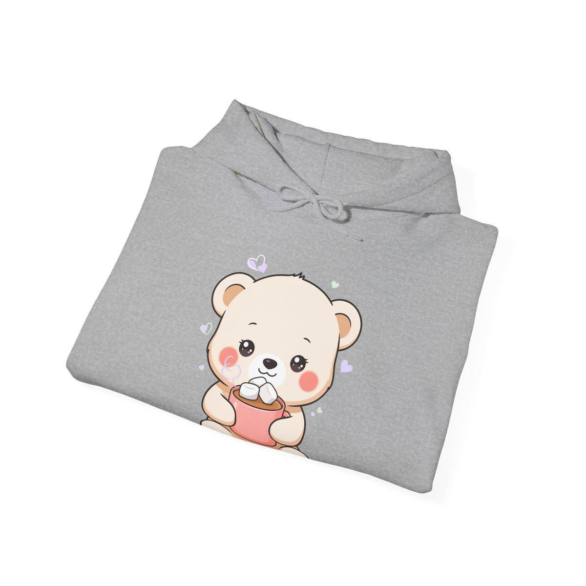 Kawaii Polar Bear Hoodie – Cozy Cocoa Cub Sweatshirt