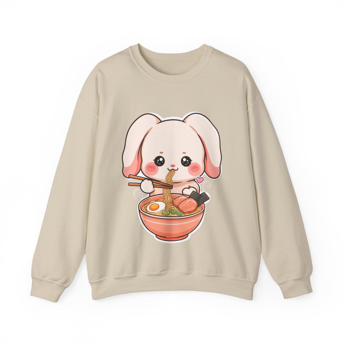 Kawaii Ramen Bunny Sweatshirt for Cute Foodie Fans