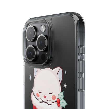 Christmas Fox Phone Case, Cute Holiday Stocking Gift