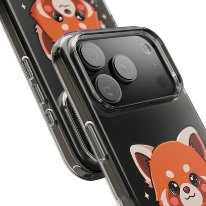 Kawaii Red Panda Phone Case with Latte