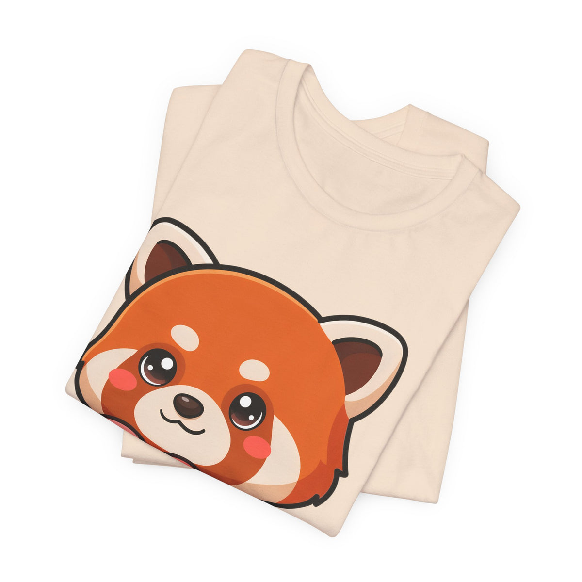 Kawaii Red Panda T-Shirt: Big Heart, Cozy Vibes