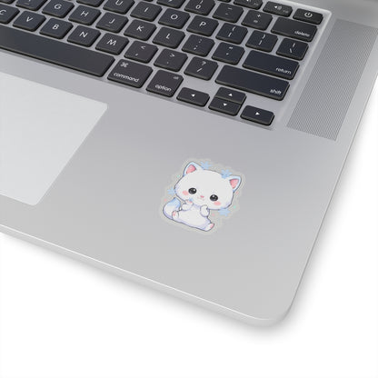 Arctic Fox Sticker, Cute Winter Gift for Fox Lovers