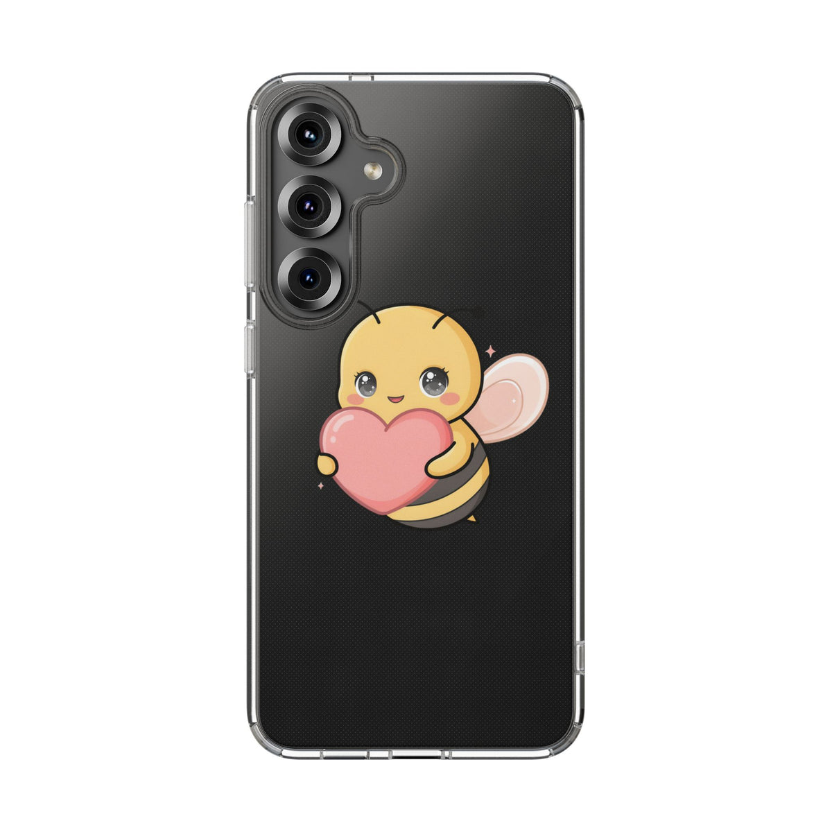 Kawaii Bee Clear Impact-Resistant Phone Case