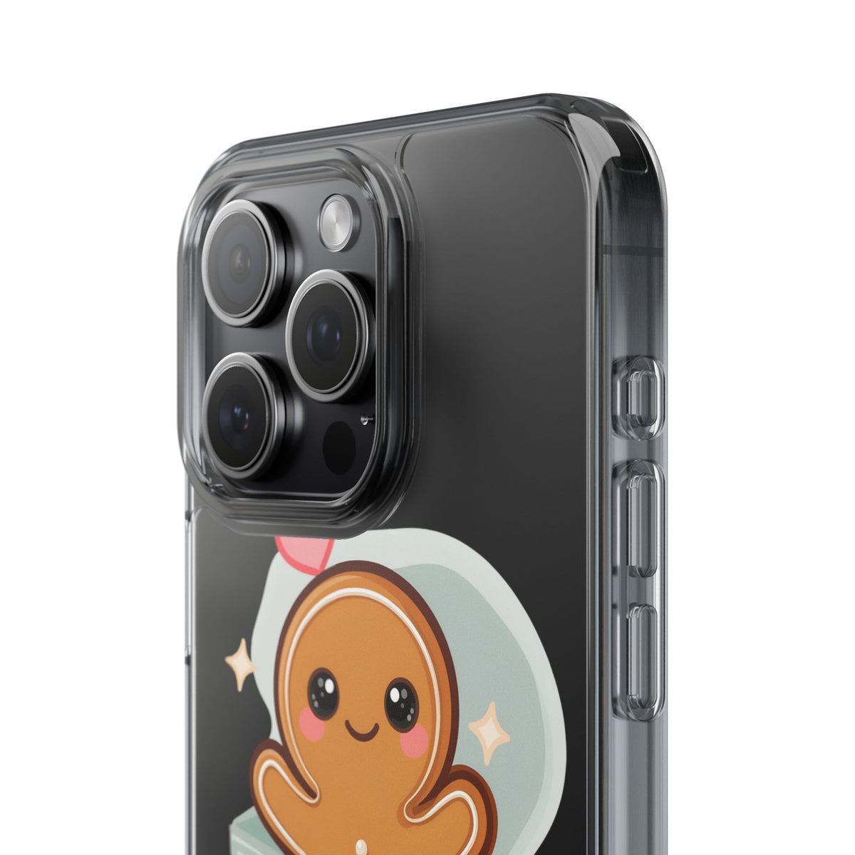 Gingerbread Man Phone Case – Kawaii Holiday Gift