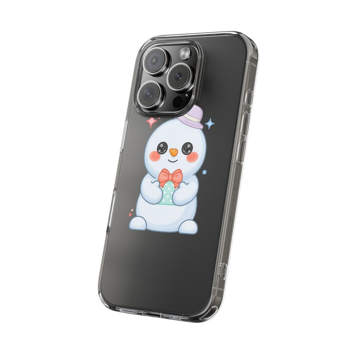 Kawaii Snowman Phone Case for Cheerful Winter Days