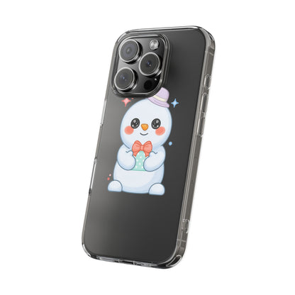 Kawaii Snowman Phone Case for Cheerful Winter Days
